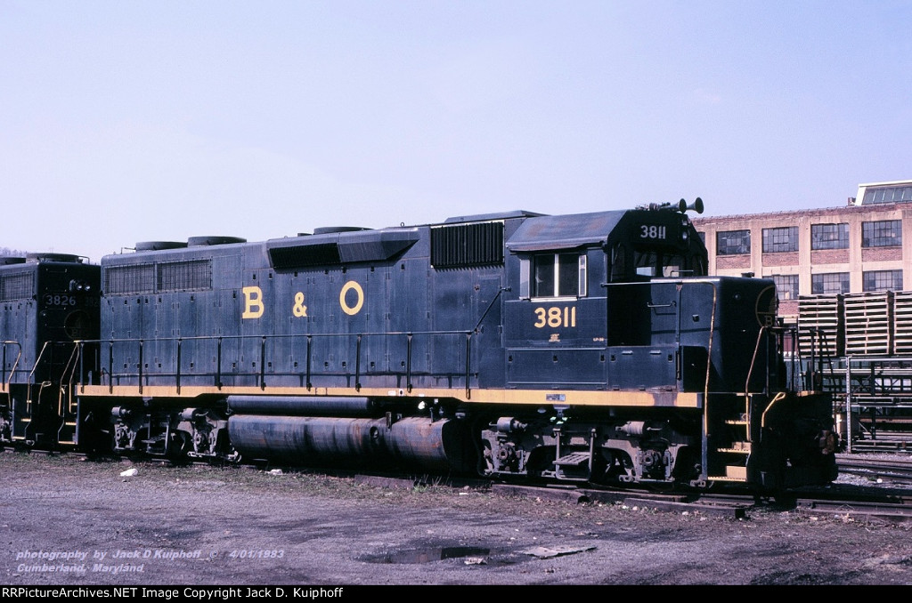 BO 3811 GP38 Cumberland 4-01-1983